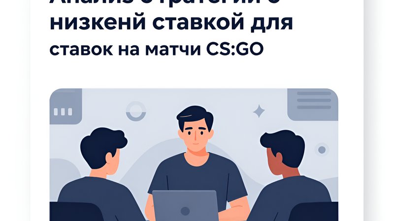 Современная аналитическая иллюстрация к стратегии ставок с низкими лимитами на матчи CS:GO от Escape Global Stats